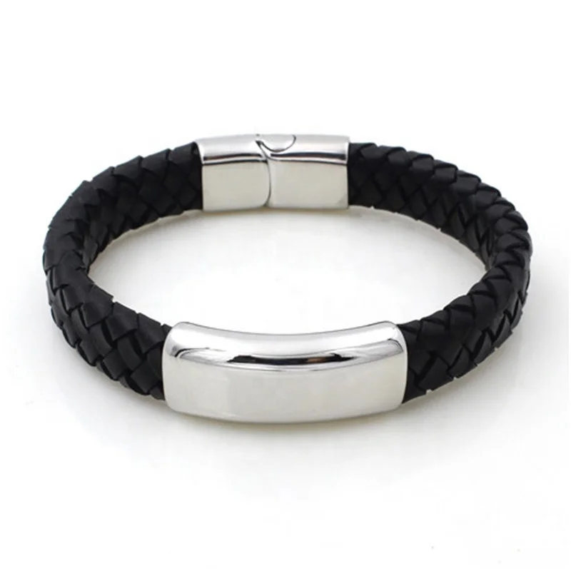 

fashion trend summer 2017 magnetic clasps black bracelet wholesale