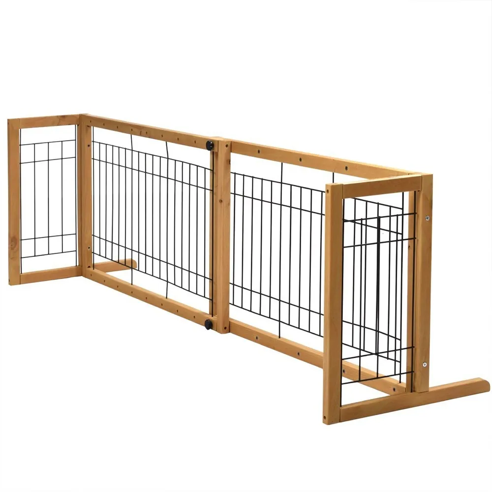 Large Wooden Freestanding Pet Dogs Fence Gate Indoor - Buy Used Chain ...