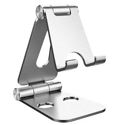 

Universal Aluminum Mount Phone Desk Holder Stand For Cell Phone, Silver