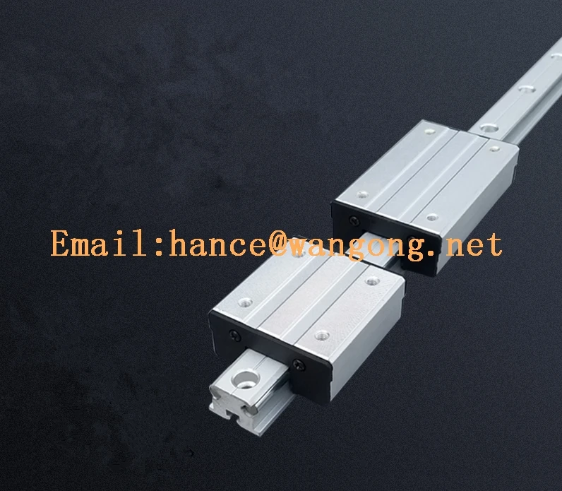 1 PCS Linear Slide Block Bearings LGD8-100L-4UU Four Roller Skating Block Without Double Axis Roller Linear Guide