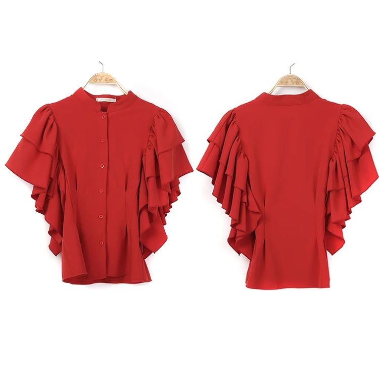 red formal tops