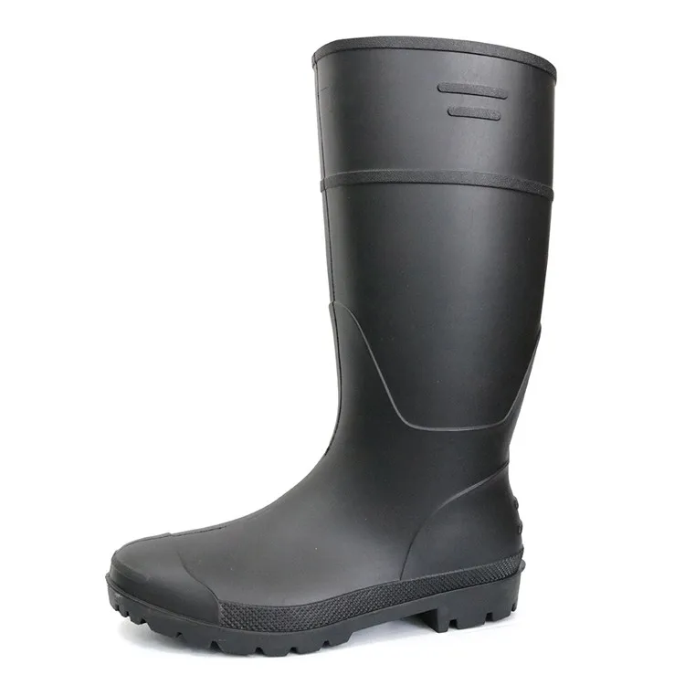Black Oil Chemical Resistant Non Safety Wellington Rain Boots - Buy ...