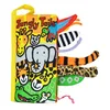 Newest soft cute kid animal tails cloth book baby toy cloth educational kid toys
