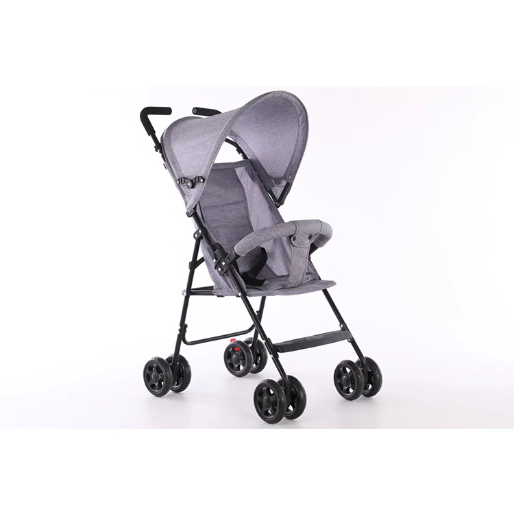 

light weight baby stroller/360 degree wheels baby carriage 3 in 1 / junior baby stroller, Red/grey/purple