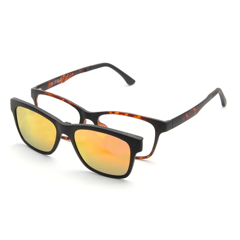 Circleperson Magnetic glasses super light Ultem Polarized clip on sunglasses RX-able 54-18-140