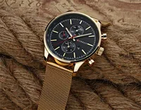 

New Fashion Gent's Watches Business Calendar Quartz Analog Clock Stainless Steel Strap Curren 8227 Luxury Men Wrist Watches 2019