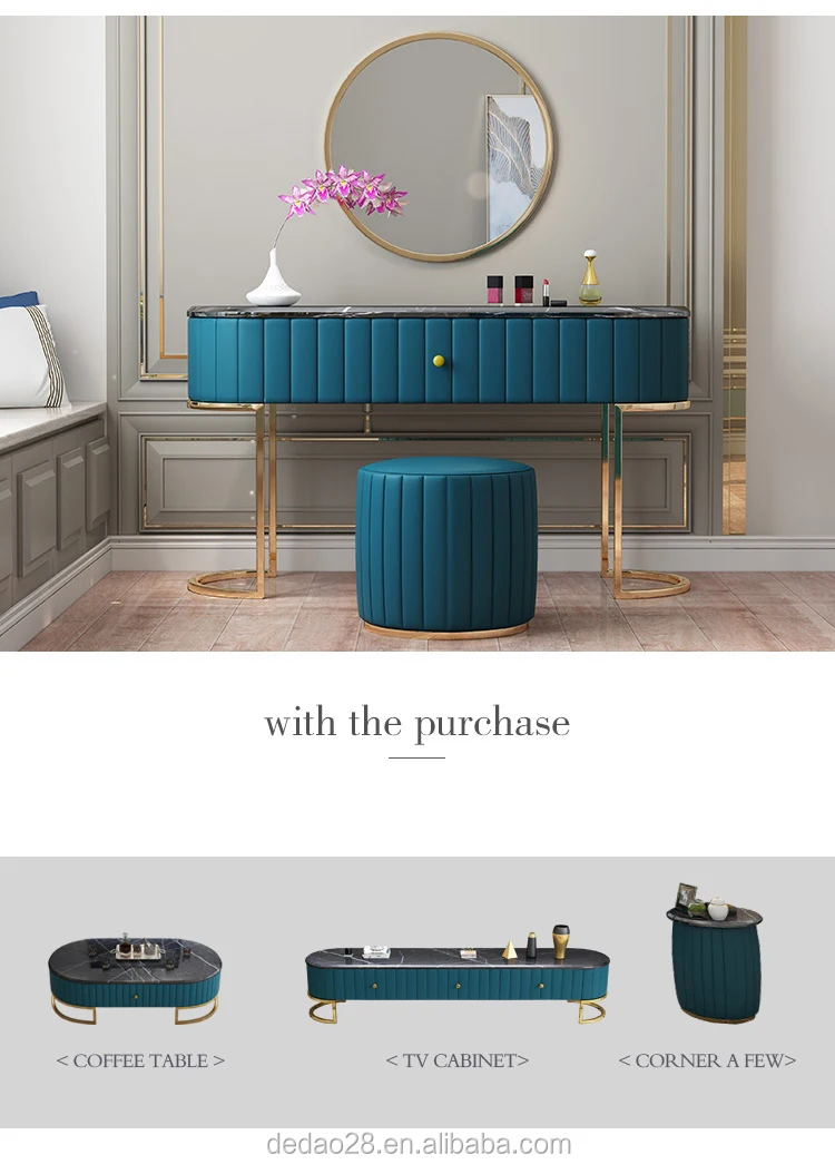 dressing table with cupboard