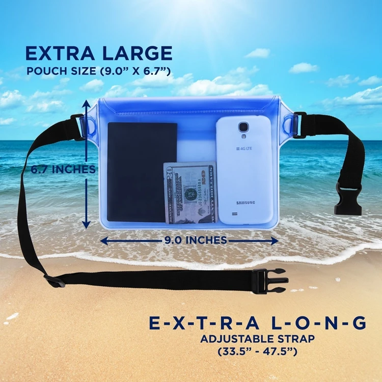 Waterproof Pouch With Waist Strap For Ipad Tablet Case,underwater Pouch 