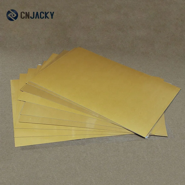 Golden Inkjet Printing Pvc Sheet For Id Card / A4 Size Various Colors