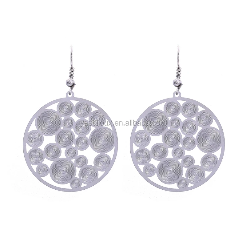 

thin metal earring white gold jewelry plain gold without stone