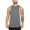 Mens Fitted Muscle Cut Workout Tank Top Gym Bodybuilding Sleeveless T-Shirts Custom Muscle Tee