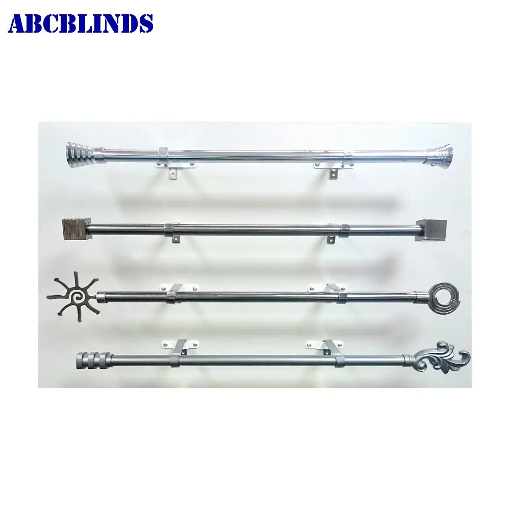 Home Decoration Aluminium Double Curtain Rod Buy Window