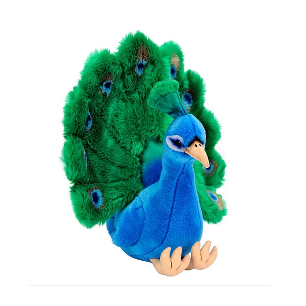 peluche de pavo real