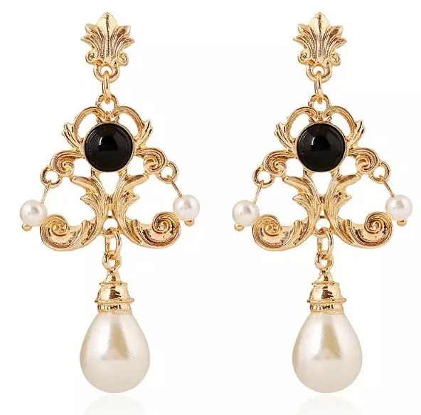 

Korean fashion sweet pearl earrings romantic earrings, N/a