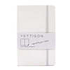 Labon Creat Your Own Book Faux Leather White Notebook with Custom Cover and 80 gsm Paper Gratitude Journal
