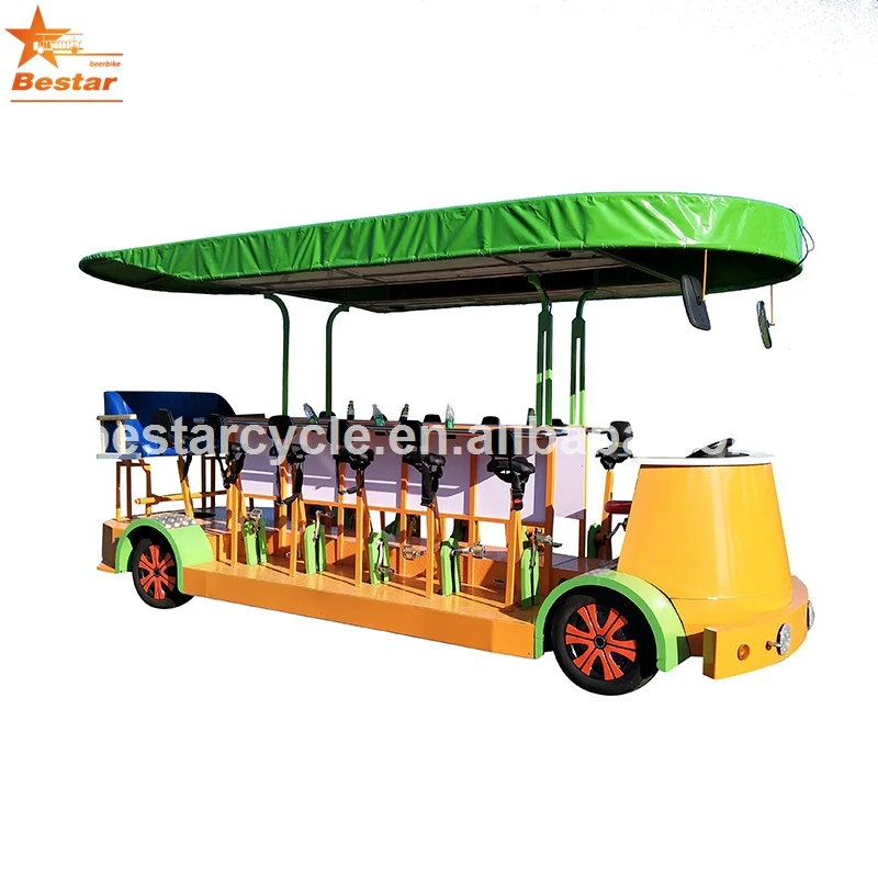 

For city party electric special tourist bus pedal pub beer bike manufacturer