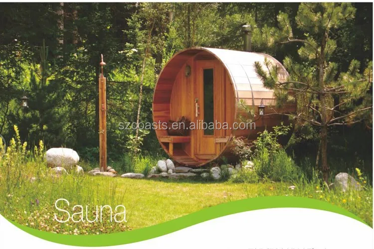 Thermo Wood/cedar Sauna Outdoor Wooden Barrel Sauna With Panoramic Window Sauna Room Buy Sauna