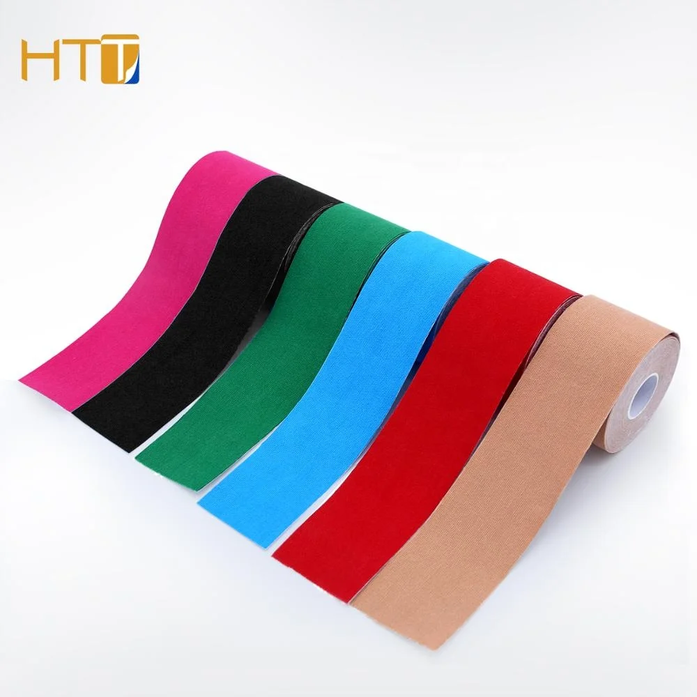 

{Free sample}Water-resistant hypoallergenic cotton flexible comfortable custom muscle tape fda approved oem kinesiology tape, 18 colors available
