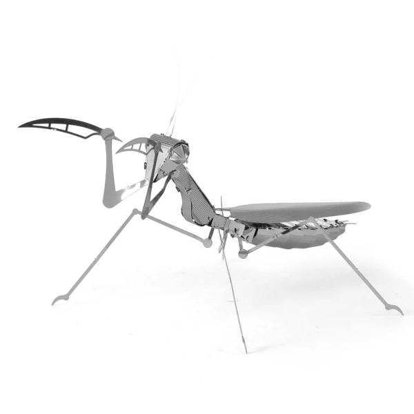 

Educational Toys Mantis 3D Metal Puzzle Magnetic 3d Jigsaw Puzzles, Silver