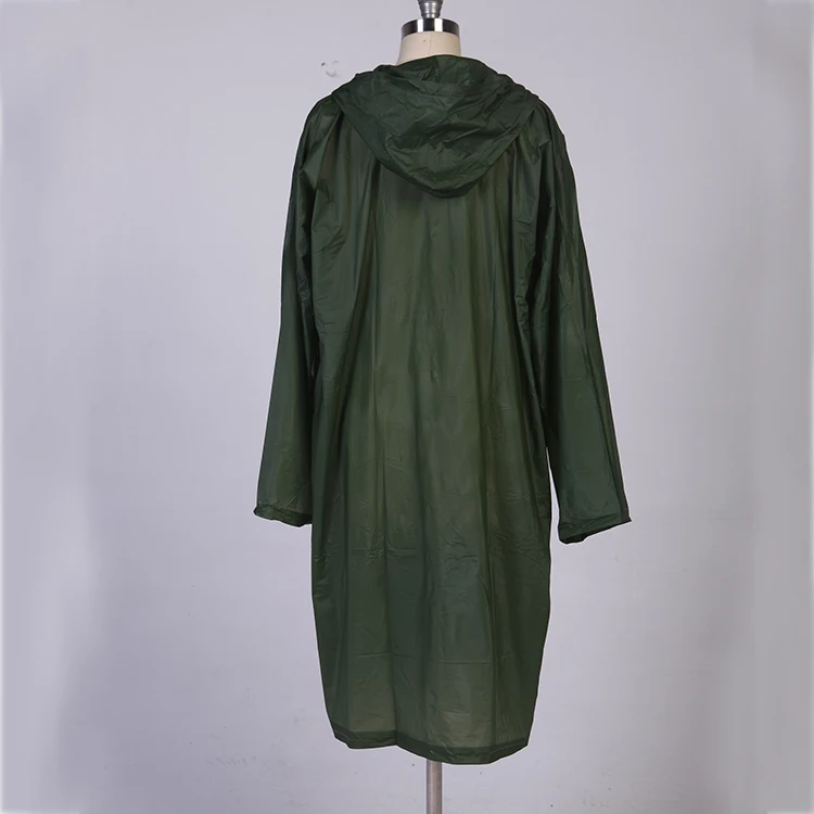 

Waterproof Transparent Dark Green Plastic Women Sexy Pvc Lady's Long Rain Wear Raincoat, Yellow;blue;pink;white;purple