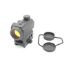 Golden Future Optics 1x21 Red Dot Sight Scope with 20mm Weaver QD riser rail Mount Base