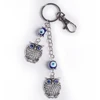 Religious Gifts 6.9 Inches Length Turkish Evil Eye beads Key chain with Owl