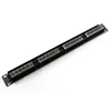 19in network copper utp modular cat5e cat 6 keystone patch panel cat6