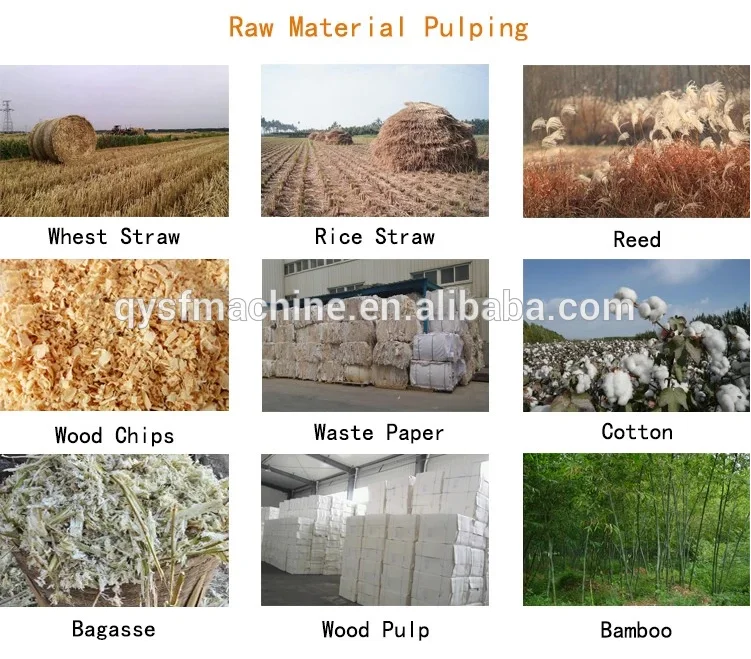 raw material pulping