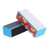 floral decorated 4-sided nail buffer,nail buffer block,4 way buffering block