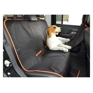 Image of Wholesale Waterproof Black Hammock Style Pet Dog Car Seat Cover
