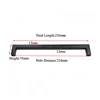 224mm length Black Cabinet Handle Square Furniture Hardware Stainless Steel Kitchen cabinet Wardrobe Drawer Pulls