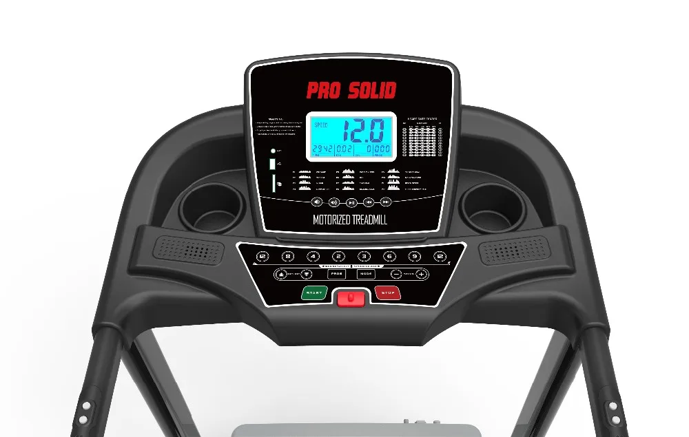 Folding Heart Rate Sensors Treadmill,Electric Support Motorized Power