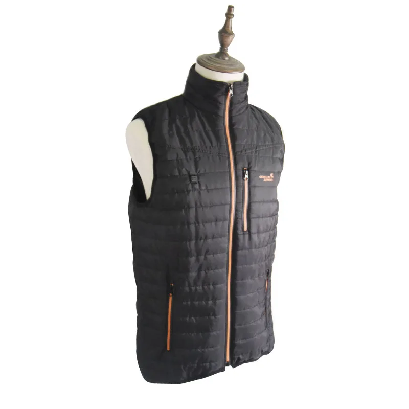 

Softshell Vest Waterproof Windproof Hiking Vests Outdoor Sports Waistcoat Graphene Far Infrared Heating Element For Clothes, Black, brown, gray