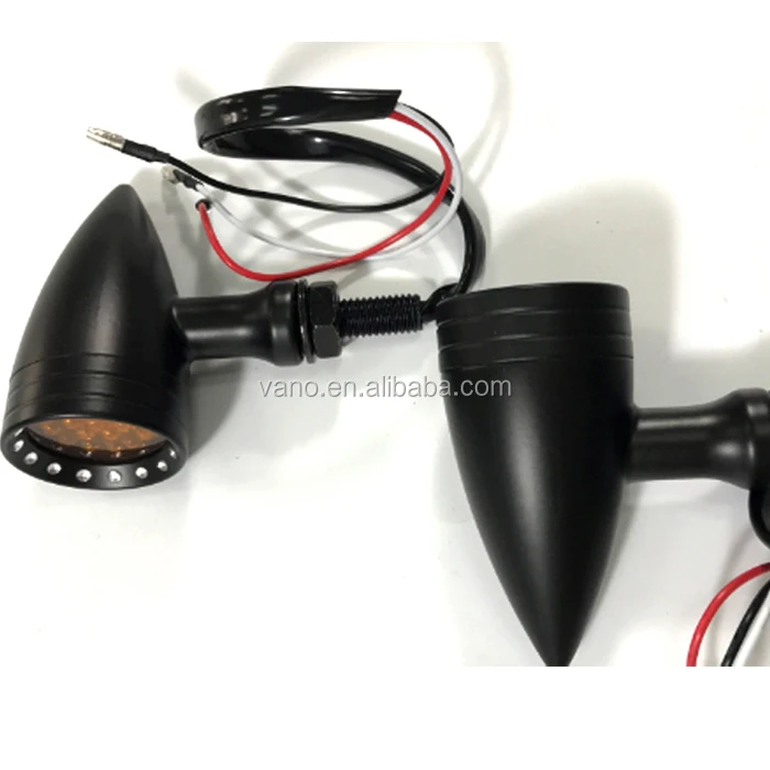 LED front star bullet blinker turn signals light for harley motorcycle
