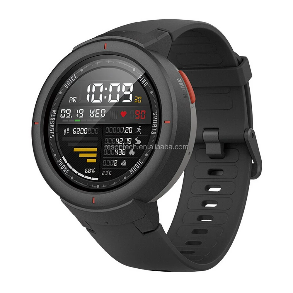 

Global Version Xiaomi Huami Amazfit Verge GPS Healthy Sport Smart Watch With IP68 Screen And Heart Rate, 3 colors