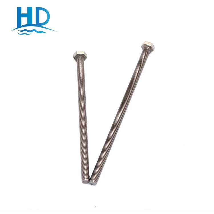 
Customizable 304 Stainless Steel M8 M10 Hex Head Bolt 