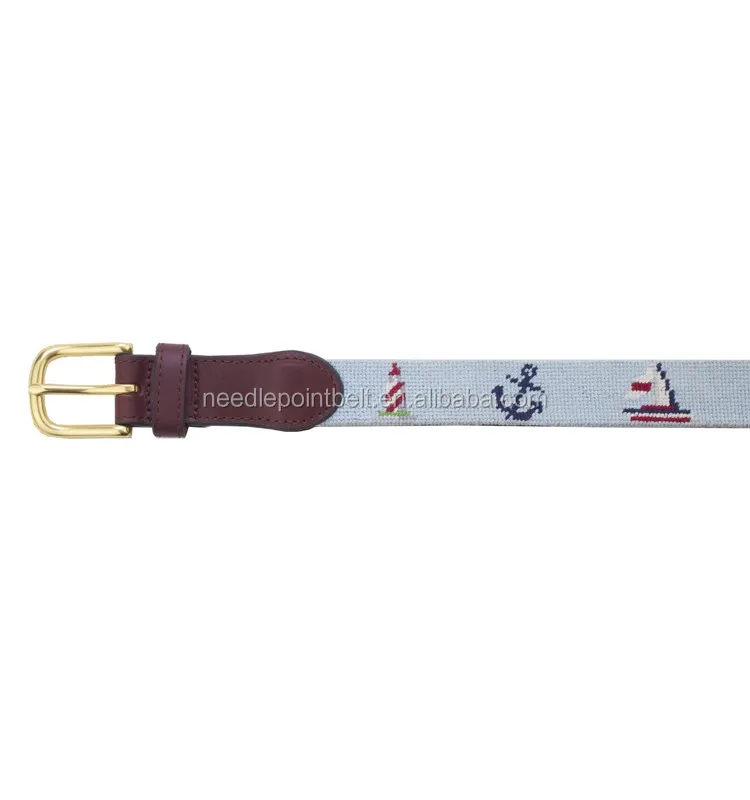 Anchor Boat Lighthouse Child Belt With Needlepoint Buy Belt With