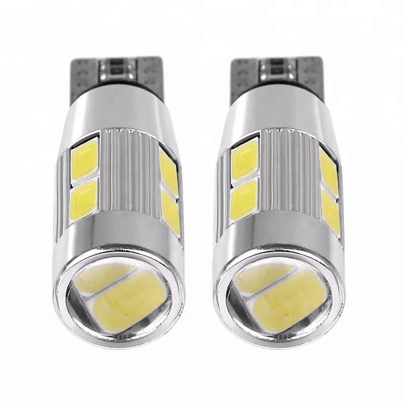 Car interior bulb T10 cob 5630 10SMD Led Car Light T10 led bulbs wedge base t10 led bulb