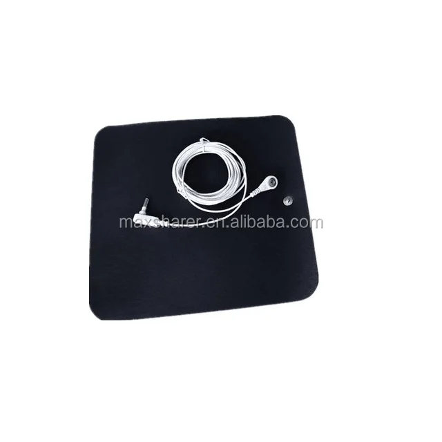 ESD magnetic mouse pad with grounding cord(with 4mm snap connecting)