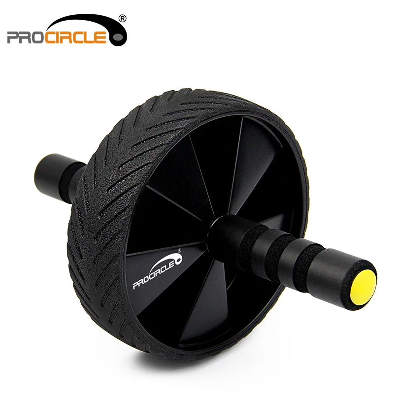 

Abdominal Training Exercise ABS Plastic AB Wheel Set, Blue