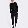 /product-detail/black-slim-fit-tape-side-sweatshirt-joggers-mens-tracksuit-60825339719.html