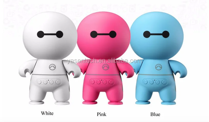 Mini Portable Wireless Cartoon baymax wireless speaker Support TF Card USB AUX Input Handsfree Call - ANKUX.COM