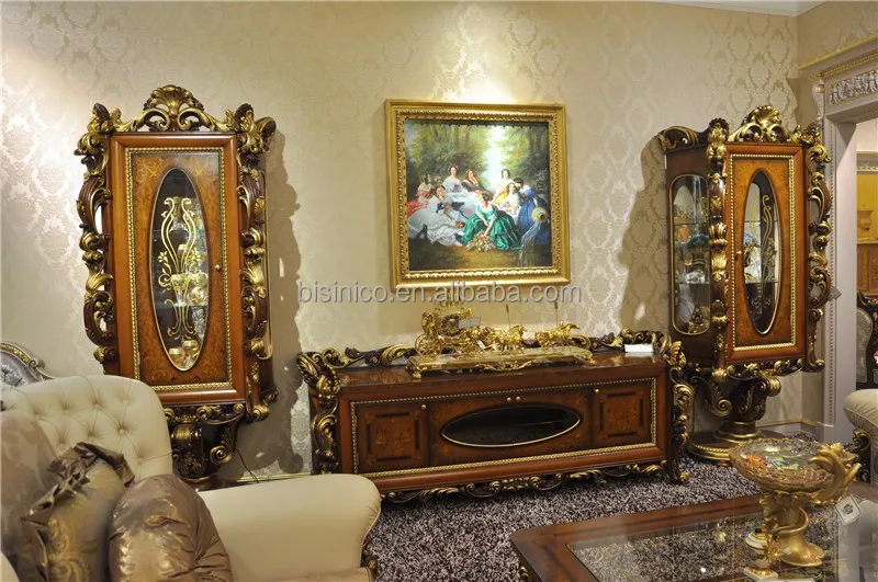 Francés marquetry diseñador estilo americano mesa comedor set ...