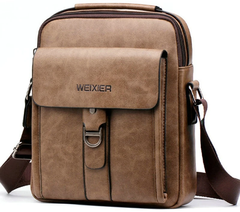 Cheap WEIXIER Men's Crossbody Bags USB Chest Bag Designer