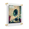 Double Panel Wall mounted acrylic photo frame easy access acrylic picture frame for home