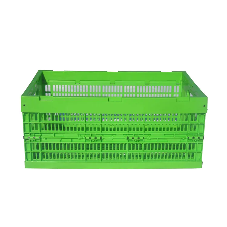 Heavy Duty Plastic Collapsible Crates High Quality Plastic Vented Mesh