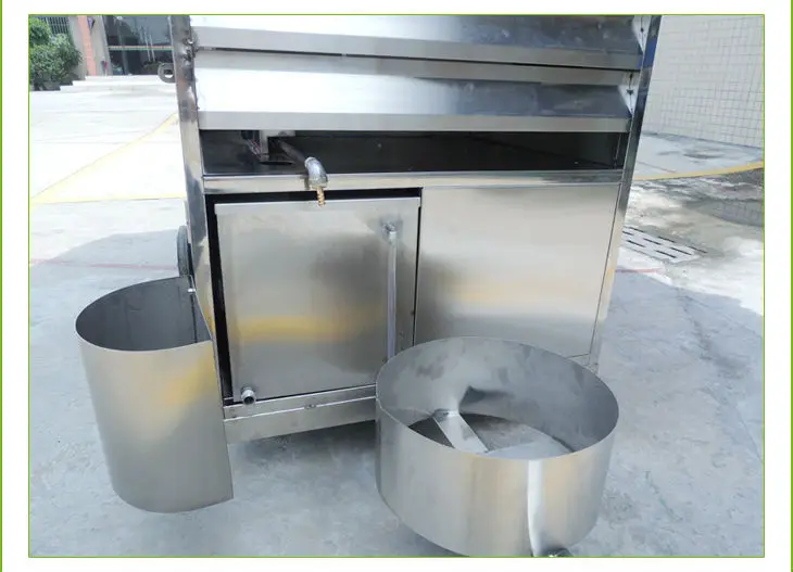 Multipurpose Commercial Stainless Steel Snack Food Cart Fast Food Truck
