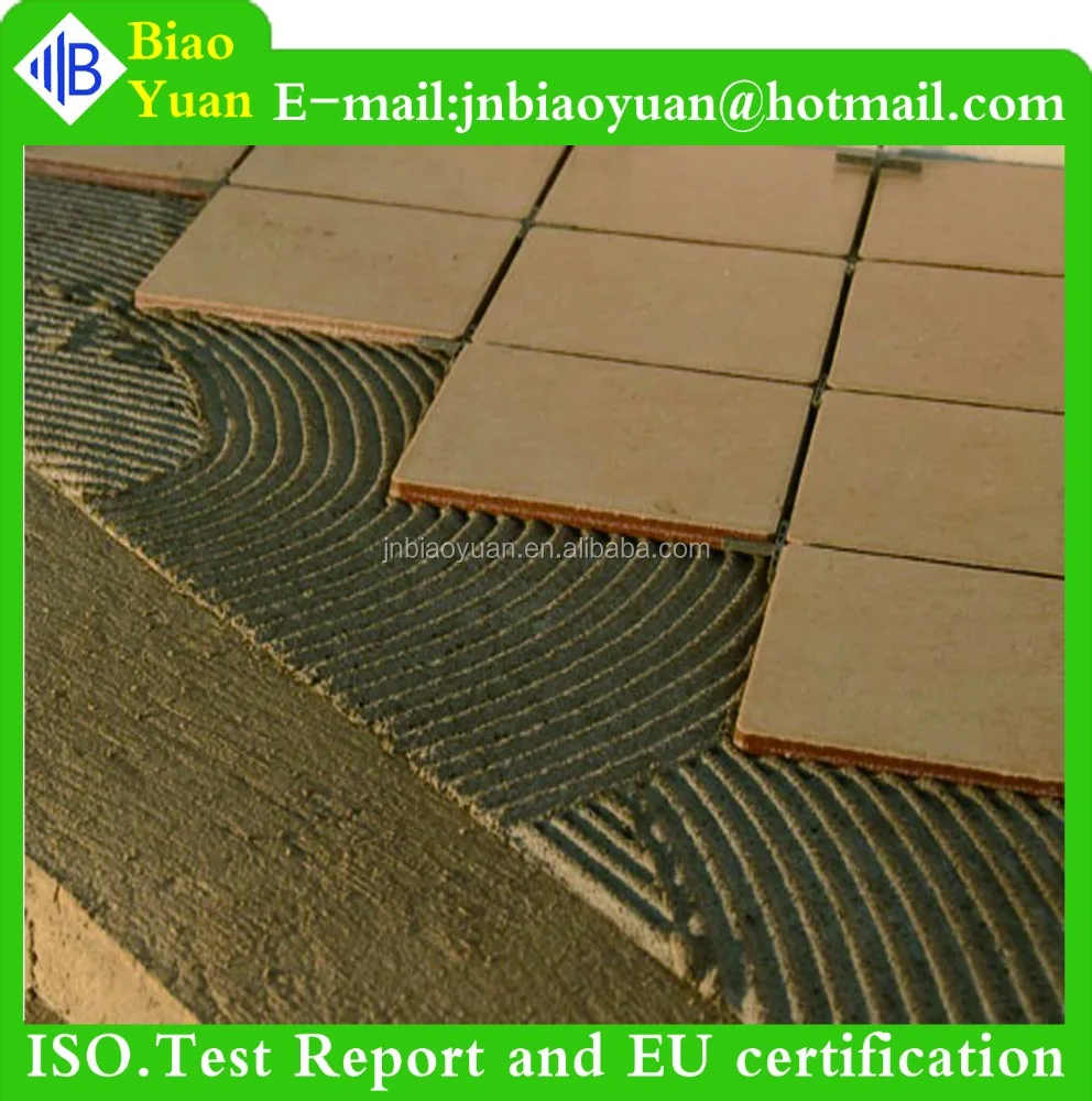 A base de cemento adhesivo para baldosas para piso y azulejo de la