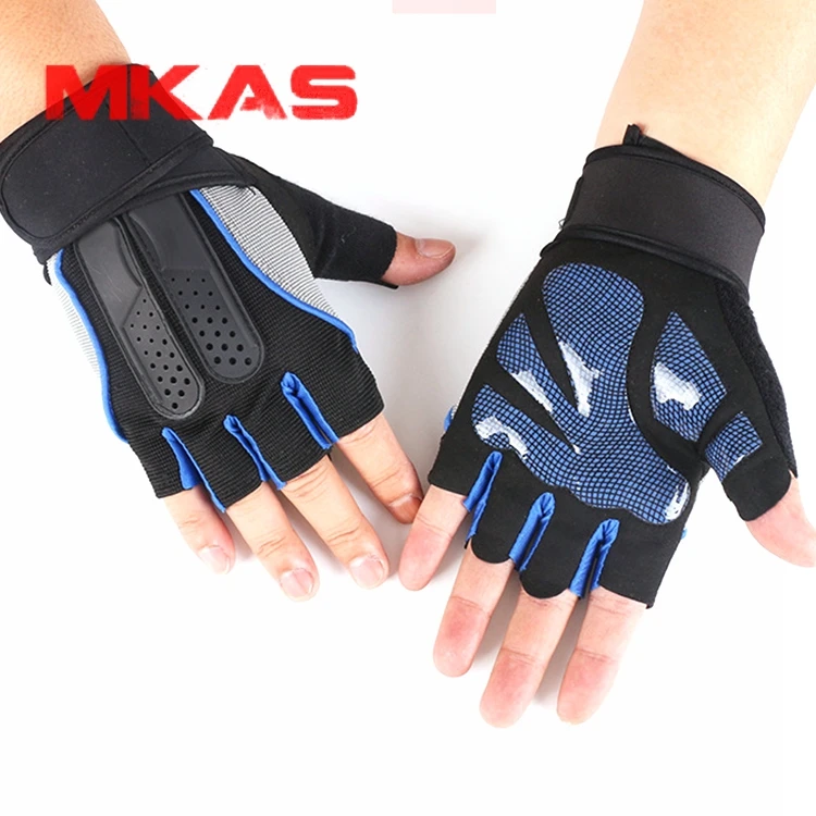 

Anti-slip Gym Body Building Training Fitness Gloves Sports, Black;red;blue