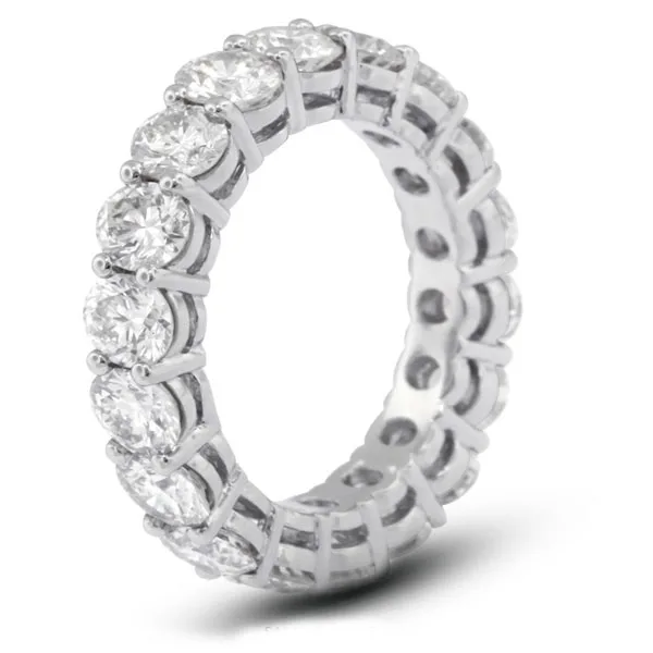 Jewelry Manufacturer 925 Sterling Silver 4mm CZ Eternity Band Ring